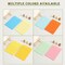 8 Pack Lined Sticky Notes 4x6 inch - 8 Pastel Colors Large Ruled Post Sticky Colorful Super Sticking Sticky Notes with Lines for Office, Home, Books, School, 30 Sheets/Pad